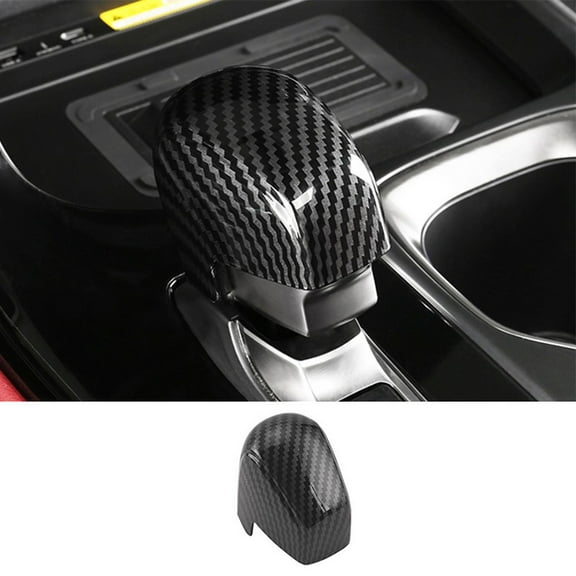 ABS Carbon Fiber Pattern Gear Shift Knob Trim For Lexus RX350 500h 2023-2024