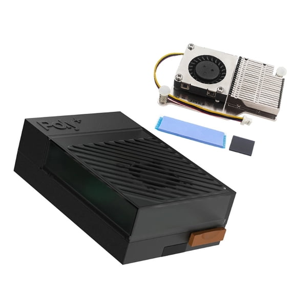 ABS Case with Integrated Fan ABS Enclosure set for ABS & Metal Pi 5 Protections