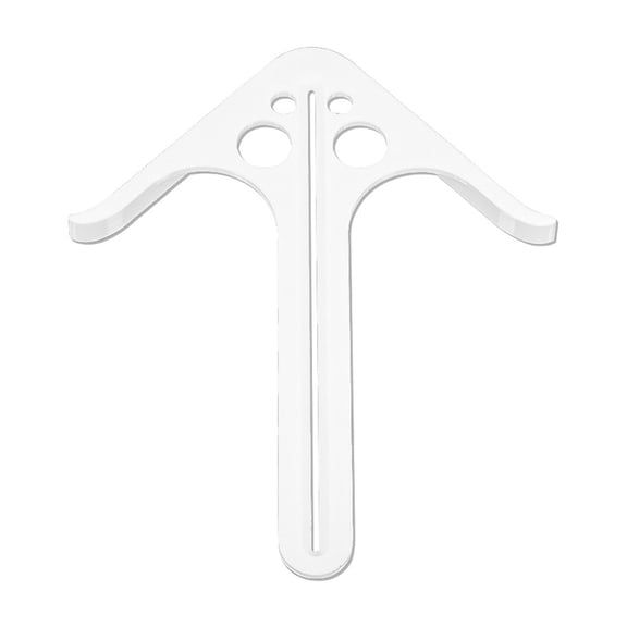 ABS Center Finder Tool With Ergonomic Grip Precise Positioning For Round/Square & Projects