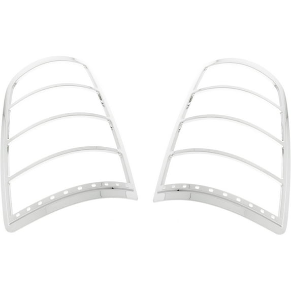 ABS Chrome Tail Light Bezel Tape-On for 09-15 Dodge Ram