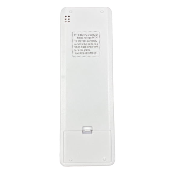 ABS Construction Remote Control with Backlit Keypad for RG67G(2S) BGEF Air Conditioners Nighttime Entertainment Control