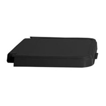ABS Crack Resistant Replacement Laundry Hamper Lid - Black