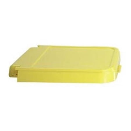 ABS Crack Resistant Replacement Laundry Hamper Lid - Yellow
