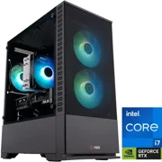 ABS Cyclone Aqua Gaming PC Powered by Asus - Windows 11 - Intel Core i7-14700F - Nvidia GeForce RTX 5070 12GB - DLSS 4 - 32GB DDR4 3200 - 1TB M.2 SSD