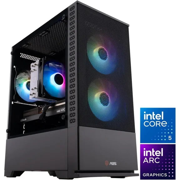 ABS Cyclone Aqua Gaming PC - Windows 11 - Intel Core 5 120 - Intel Arc A580 - 32GB DDR4 3200MHz - 1TB M.2 SSD