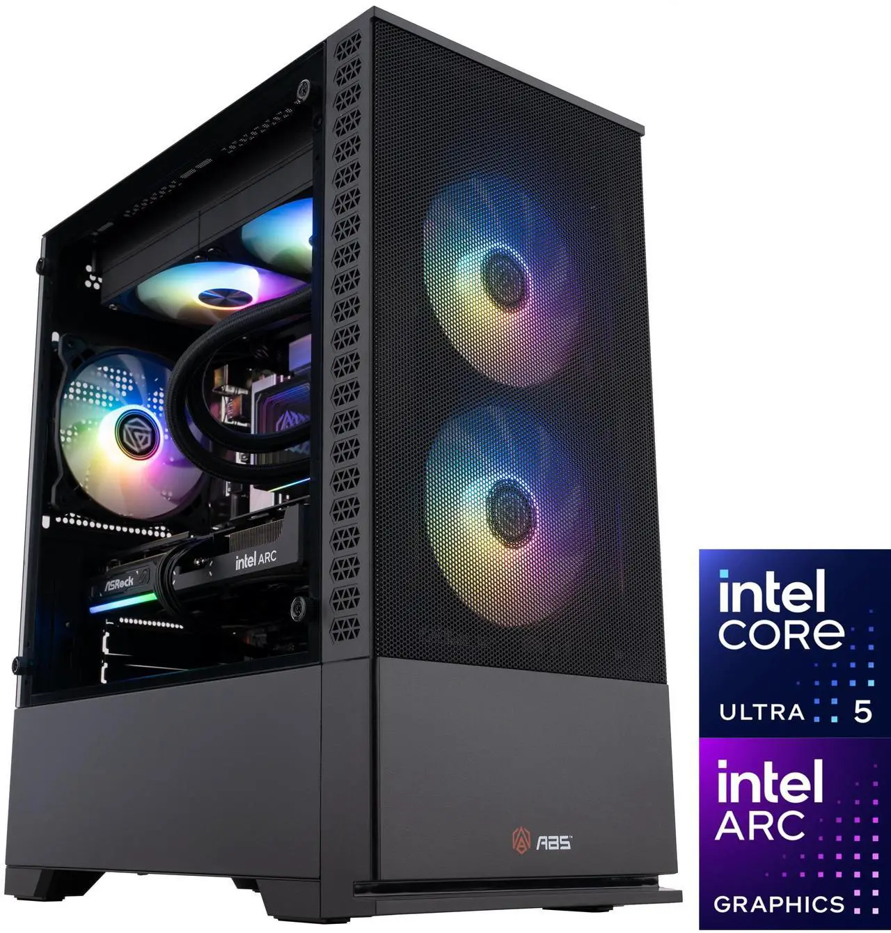 ABS Cyclone Aqua Gaming PC - Windows 11 - Intel Core Ultra 5 250KF Plus - Arc B580 12GB - 32GB DDR5 6400 - 1TB M.2 SSD