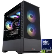 ABS Cyclone Aqua Gaming PC - Windows 11 - Intel Core Ultra 5 250KF Plus - Nvidia GeForce RTX 5060 8GB - DLSS 4 - 32GB DDR5 6400 - 1TB M.2 SSD