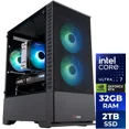 thumbnail image 1 of ABS Cyclone Aqua Gaming PC - Windows 11 - Intel Core Ultra 7 265KF - Nvidia GeForce RTX 5070 12GB - DLSS 4 - 32GB DDR5 6000 - 2TB M.2 SSD, 1 of 9