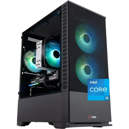 ABS Cyclone Ruby Gaming PC - Windows 11 - AMD Ryzen 5 9600X - Radeon RX 9060 XT 16GB - 32GB DDR5 6000 - 1TB M.2 NVMe SSD - CR9600X9060XT