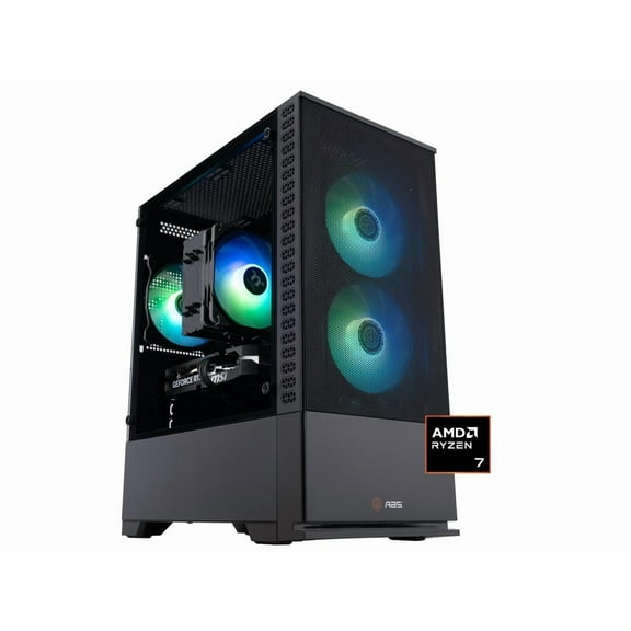 ABS Cyclone Ruby Gaming PC - Windows 11 - AMD Ryzen 7 9700X - GeForce RTX 5060 - 32GB DDR5 6400 - 1TB M.2 NVMe SSD - CR9700X50602