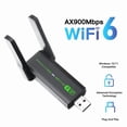 Plug Play Connector ABS Desktop USB WiFi 6 Bluetooth 5.3 Adapter, 900Mbps Dual Band 2.4/5 ...