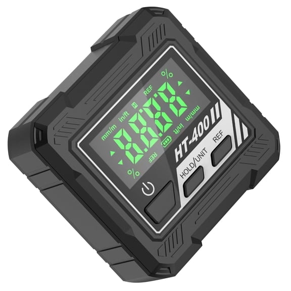 ABS Digital Corner Meter 4x90° Extent Measurement Tool LED Backlit Display Attractive Mounting Grasps Complimentary Action For Construction Undertakings