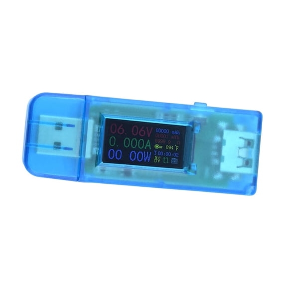 ABS Digital Power Meter Electric Current Tester 180 Degree Waterproof Auto Shutdown Feature Electrical Parameters Tester