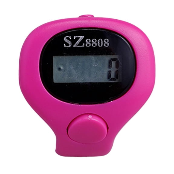 ABS Digital Thumb Counter with LED Light & Reset Function, 1.3x0.9x0.5 Inch, 1 Count