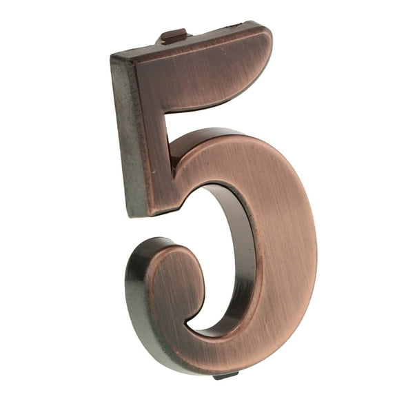 ABS Door Number House Hotel Door Address Digits Sign Plaque Plate Sign 5