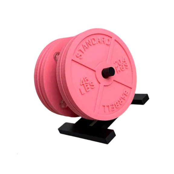 ABS Drink Coasters Set Includes Stand Weight Plate Coasters For Easy Storage Itness Gym