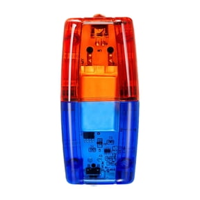 ABS Emergencies Alert Light Red Blue LED Signals Adjustable Clamp USB Charging Warning Light For Night Use