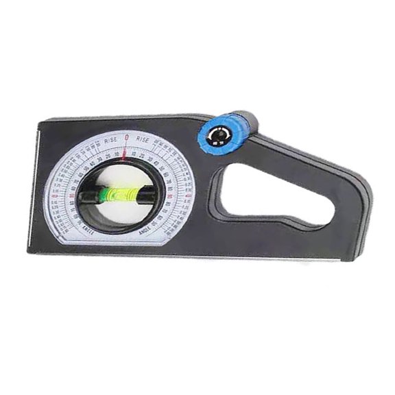 ABS Engineering Plastic Handheld Multifunction Angle Gauge Slope Measuring Ruler