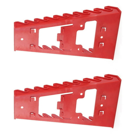 ABS Engineering Plastic Tool Rack With MultiGroove Slots And Reinforced Base For Professional Garage Organization