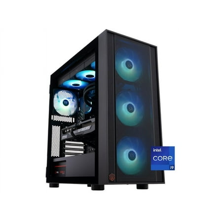 ABS Eurus Aqua Gaming PC - Windows 11 - Intel Core i9-14900KF - GeForce RTX 5070 Ti - DLSS 4 - AI-Powered Performance - 32GB DDR5 6400 - 2TB M.2 NVMe SSD - EA14900KF5070TI2