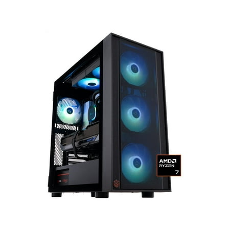 ABS Eurus Ruby Gaming PC - Windows 11 - AMD Ryzen 7 9800X3D - GeForce RTX 5070 Ti - DLSS 4 - AI-Powered Performance - 32GB DDR5 6400MHz - 2TB M.2 NVMe SSD - ER9800X3D5070TI4