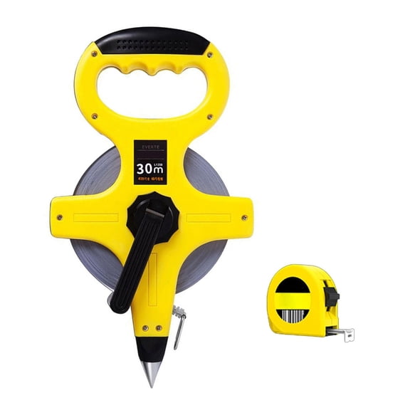 ABS Fiber Tape Measure Waterproof Design Hanging Handle with 3 Meter Small Tool