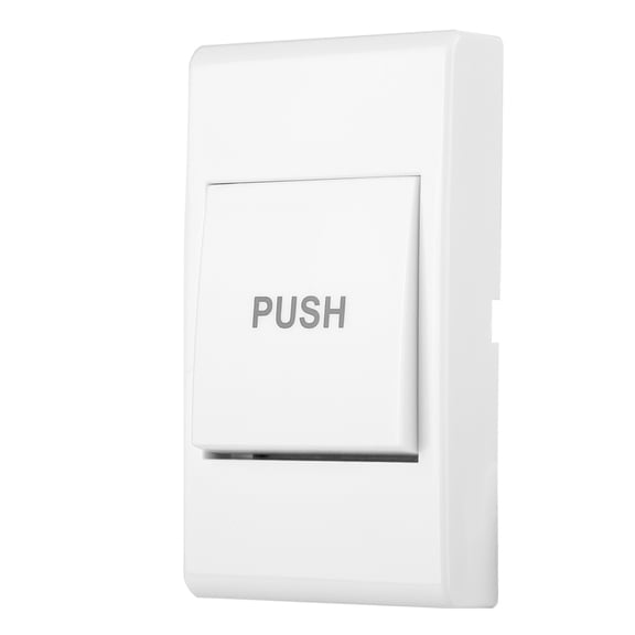 ABS Fire Resistant Door Exit Release Push Button Control Switch for Hollow Frame Home Office Access Control, White 3.1 x 2.0 inches / 8.0 x 5.0 cm