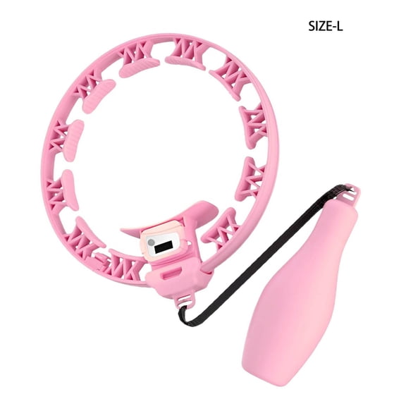 ABS Fitness Hoop With Anti-Drop Design, 12 Detachable Nodes & Customizable Fit For All Levels