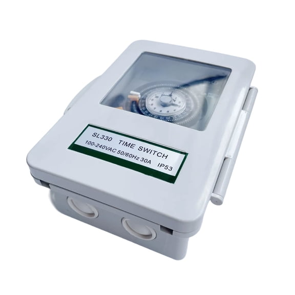 Mechanical Timer Time Control Device For Production Lines Outdoor Facilities & Commercial Lighting Systems