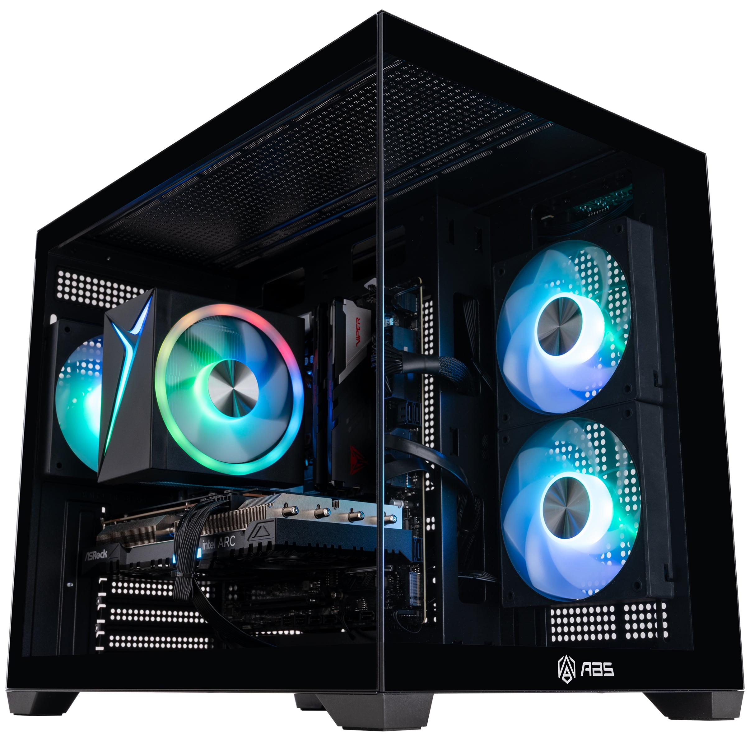 ABS Flux II Aqua Gaming PC - Windows 11- Intel Core 5 120 - Intel