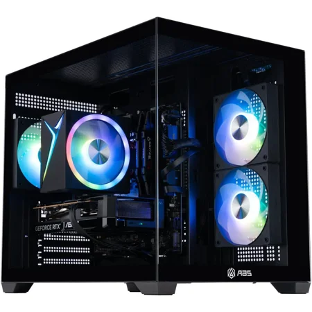 ABS Gaming Desktop PC Flux II Aqua F2A45N56R1 Intel Core i5-14400F 32GB DDR4 1TB NVMe SSD GeForce RTX 5060 Windows 11 Home