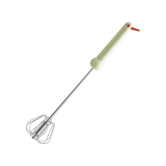 ABS Handle Eggs Whisks Semi Auto Mixing Tool For Cake Batters Cream Whipping