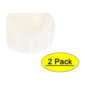 ABS Hose Barb Fittings Coupler, 12mm Barb x G1/2 Female Thread, White 2Pcs