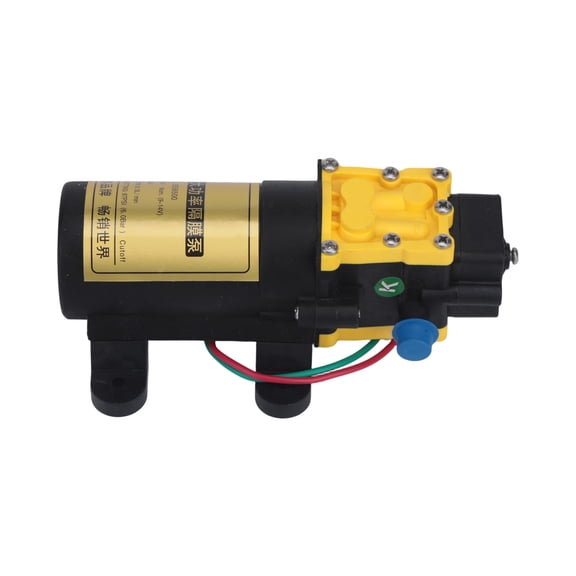 ABS Housing Diaphragm Pump, 12V Sprayer Replacement Component, 8 L/min Output, 0.6 Pressure Water Transfer Unit