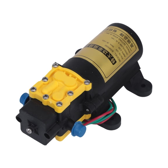 ABS Housing Diaphragm Pump, 12V Sprayer Replacement Component, 8 L/min Output, 0.6 Pressure Water Transfer Unit