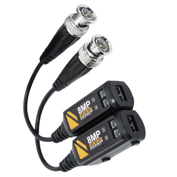 ABS Video Transmission Box Converts Analogs Signals via Twisted Pair Wire for Retail Stores and Office Surveillances Upgrades