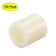 ABS ID 8.2mm OD 14mm Length 15mm Round Spacer Beige 100 Pack