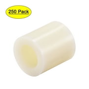 ABS ID 8.2mm OD 14mm Length 15mm Round Spacer Beige 250 Pack