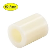 ABS ID 8.2mm OD 14mm Length 18mm Round Spacer Beige 50 Pack