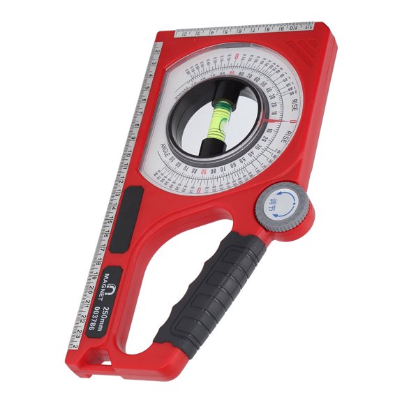 ABS Inclinometer Angle Finder Gauge with Bubble Level and Magnetic Protractor for Measuring Angles and Inclinations