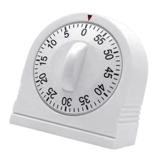 ABS Kitchen Timer with Wind Up Count Down and Clear End Loud Alarm