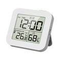 thumbnail image 1 of ABS LCD Digital Clock with Time, Temperature and Humidity Display, Reverse/Positive and Cycle Timing for Shower and Bathroom Use, 1 of 9