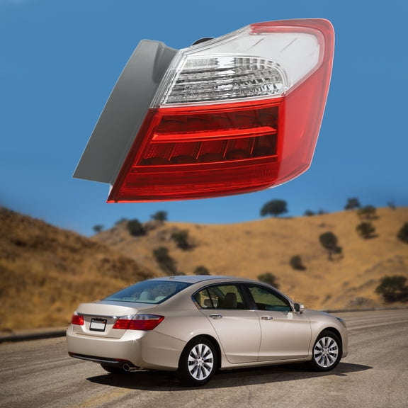 ABS LED Tail Light Passenger Side LED Tail Light For 13-15 Honda Accord Sedan EX-L Touring Models