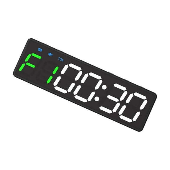ABS Large Digital Display Portable Gym Timer Clock Interval LED Count Down Durability ABS Made ,Multi-Functional