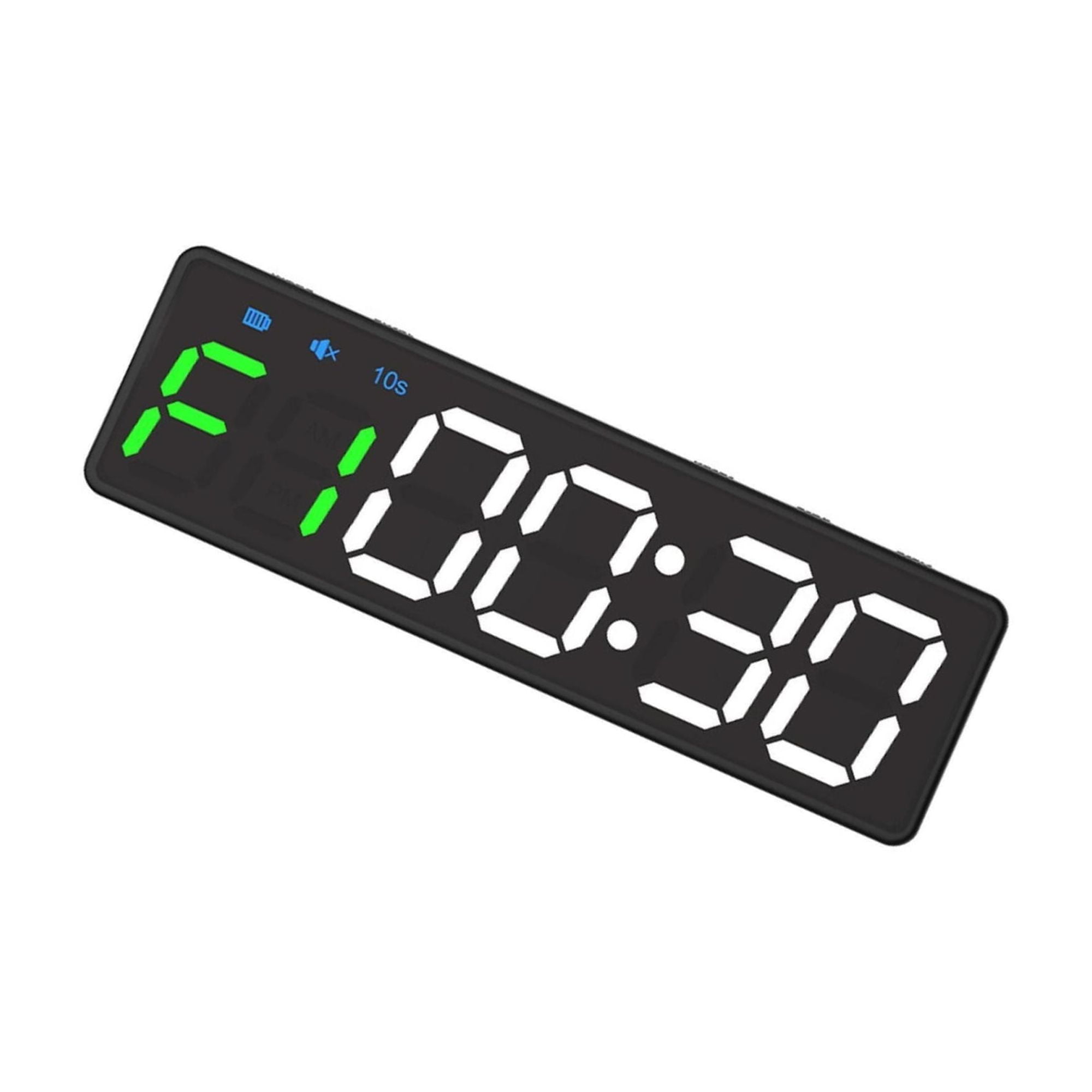 ABS Large Digital Display Portable Gym Timer Clock Interval LED Count ...