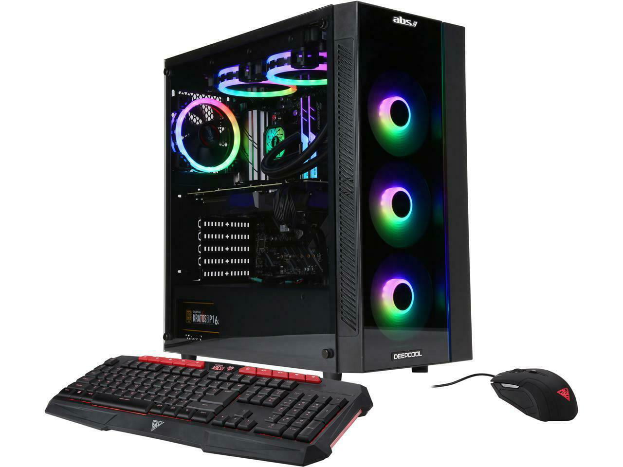 ABS Mage H - Intel i7-9700K - GeForce RTX 2070 Super - G.SKILL TridentZ RGB  16GB DDR4 - 1TB SSD - Liquid Cooling (240mm) - Gaming Desktop PC Computer 