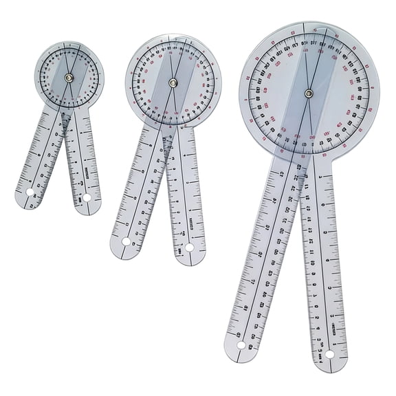 ABS Medicinal Angled Ruler Protractor For Safe Measurement Featuring Clear Scale In Clinical Environment For All Users