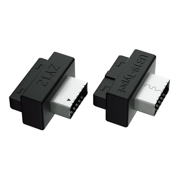 ABS Metal Construct USB3.0 Converters 19Pin and 20Pin to TypeE Fast Data Speed Simple Setup Enhanced Compatibility