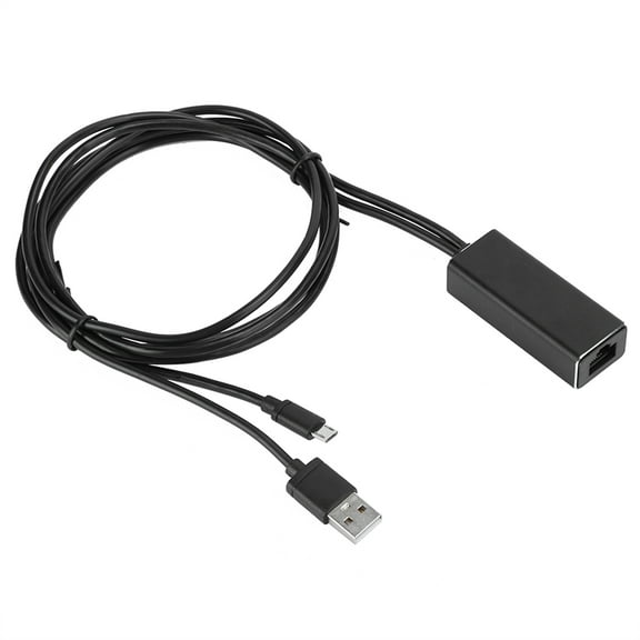 ABS Micro Net Card LAN Adapter Fit for TV Stick RJ45 Plug and Play No Drive Program