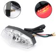 thumbnail image 1 of ABS Motorcycle LED Clear 12V Brake Stop Running Rear Tail Light Lamp Universal, 1 of 8